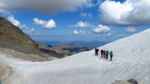 Pireneje, lodowiec Aneto